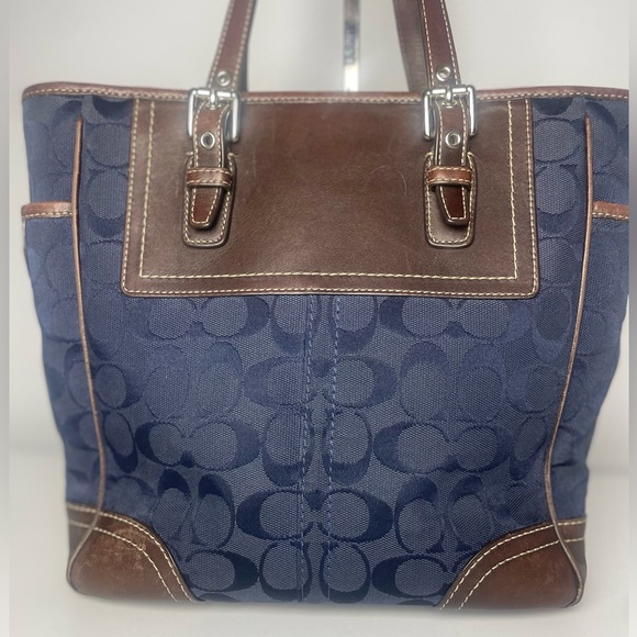 2007 Coach Signature Jacquard Tote & Wallet w/COA - Picture 14 of 16